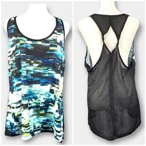 NEW Avia Mesh Back Racerback Tank Top Size XL